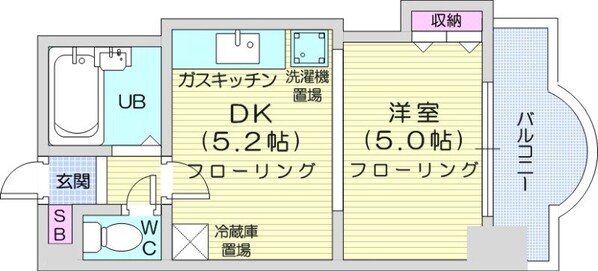 バスセンター前駅 徒歩5分 7階の物件間取画像